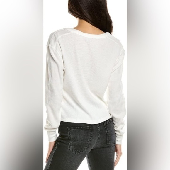 Monrow Baby Thermal Henley T-Shirt - Picture 3 of 11